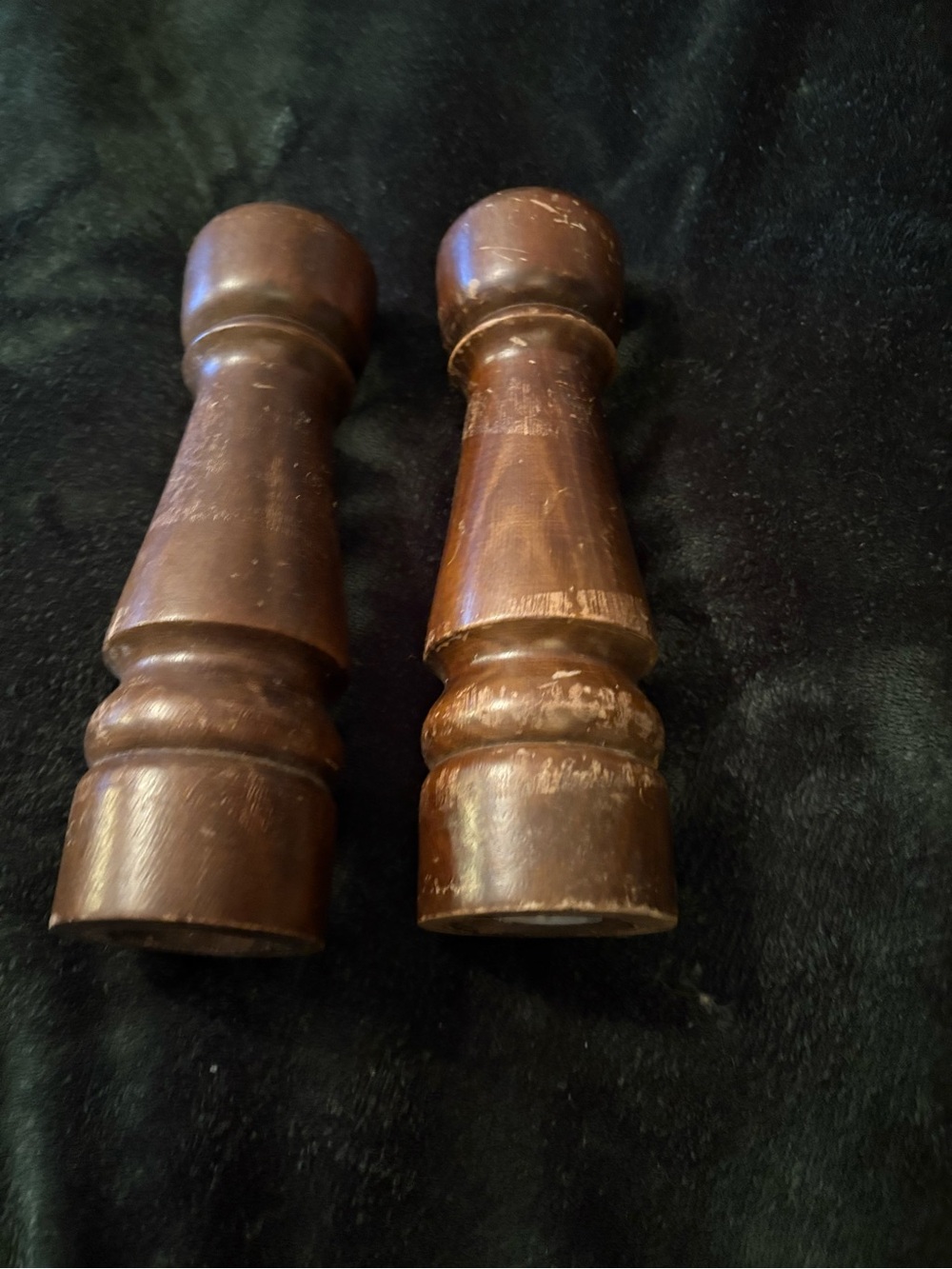 Wooden Salt and Pepper Shaker Mill Set- Brown